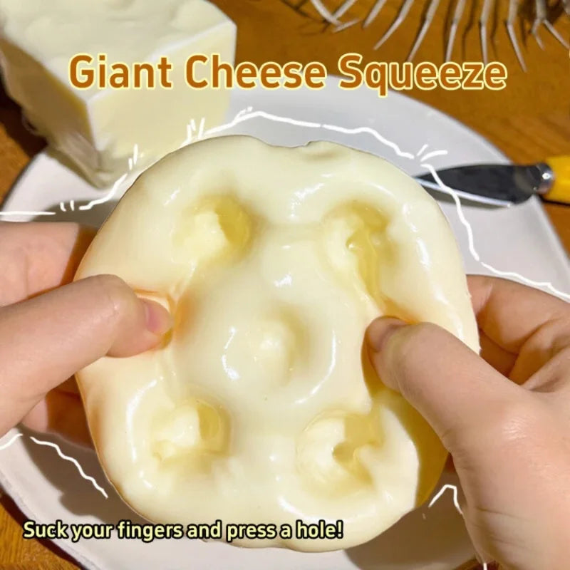 Taba Squishy Cheese Cube – Shapeable Stress Ball for Kids & Adults